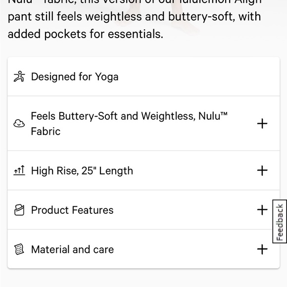 Lululemon align high-rise pant with pocket 25” - Picture 2 of 8